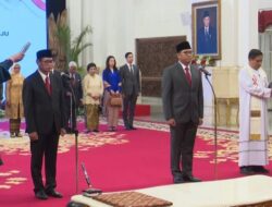 Jokowi Lantik Keponakan dan Aspri Prabowo Sebagai Wakil Menteri